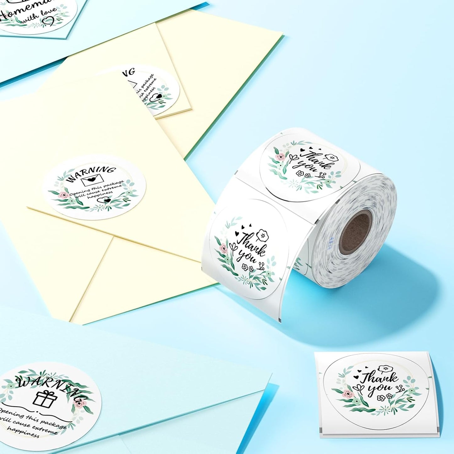 2x2 Round Thermal Labels A