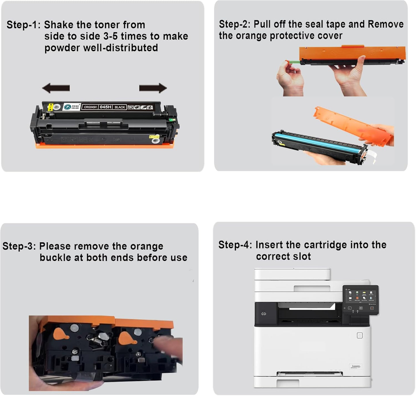 046 Black MF733Cdw Toner Cartridge Replacement for Canon 046 CRG-046 Toner for Color imageCLASS MF733Cdw MF731Cdw MF735Cdw LBP654Cdw Printer Ink (2-Black)