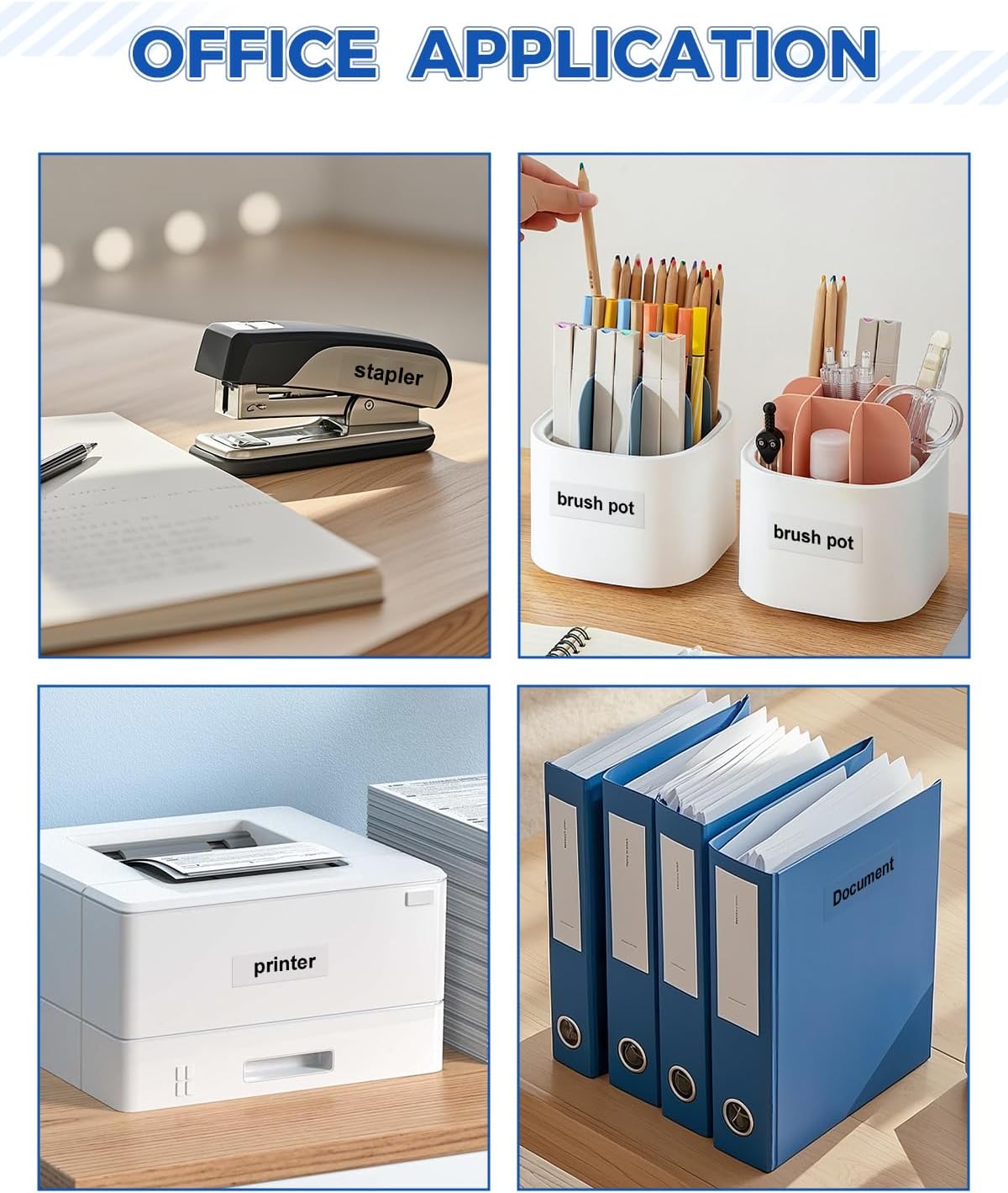 Tze151 24mm 0.94" Laminated Clear Tape Compatible for Brother Tze-151 Tz-151 P Touch Tz Tze Label Tape 24mm 1" Black on Clear for PTD600 PTD610BT PTP710BT PTP750W PTE550W Label Maker, 4-Pack