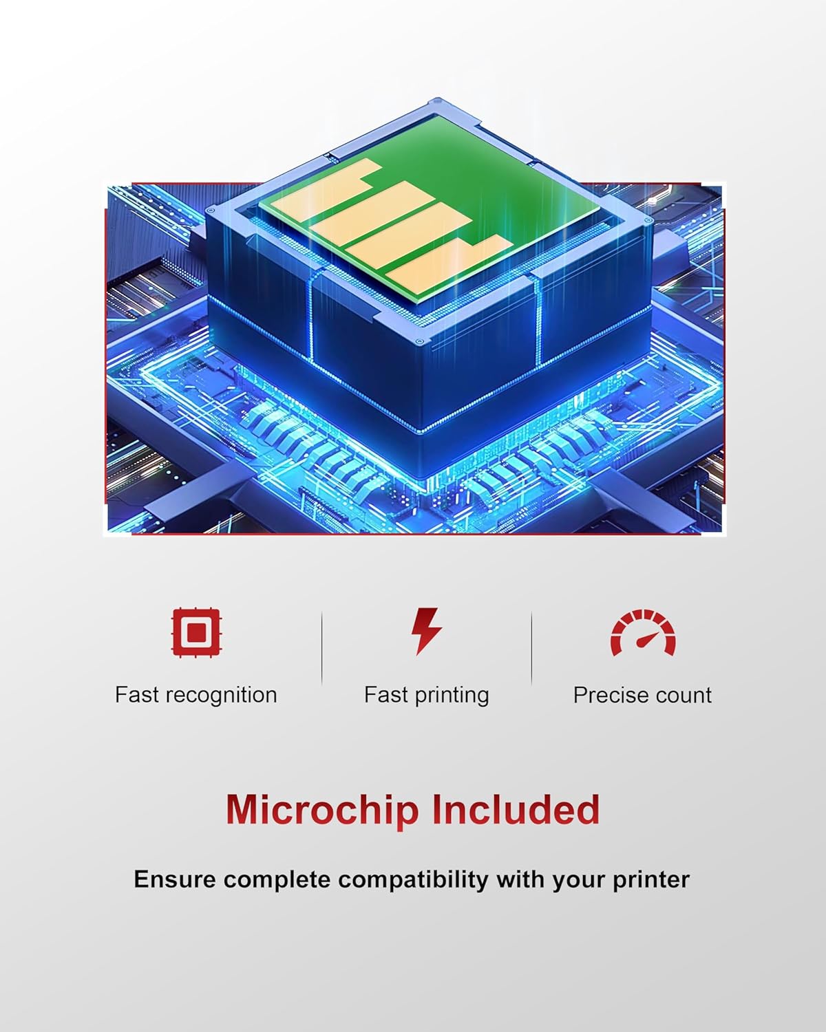 067 Toner Cartridge Set Mf656Cdw Replacement for Canon 067 067H Toner Cartridge Set Work with Canon Color ImageClass MF656Cdw LBP632Cdw MF654Cdw MF653Cdw LBP633Cdw Printer Ink (4 Pack with Chip)