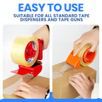 ADHES 36 Rolls Packing Tape with Dispenser Gun, 2.7 Mil Clear Shipping Tape Packaging Tape for Moving, Shipping and Packing, 1.88 Inch x 60 Yards