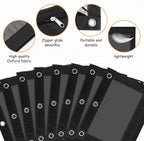 IKAYAS 20 Pack Black Pencil Pouch for 3 Ring Binder Colorful Pencil Pouch with Zipper Bulk, 3 Ring Binder Pencil Pouches Pencil Case Pencil Bags for Classroom Storing School Teacher Supplies