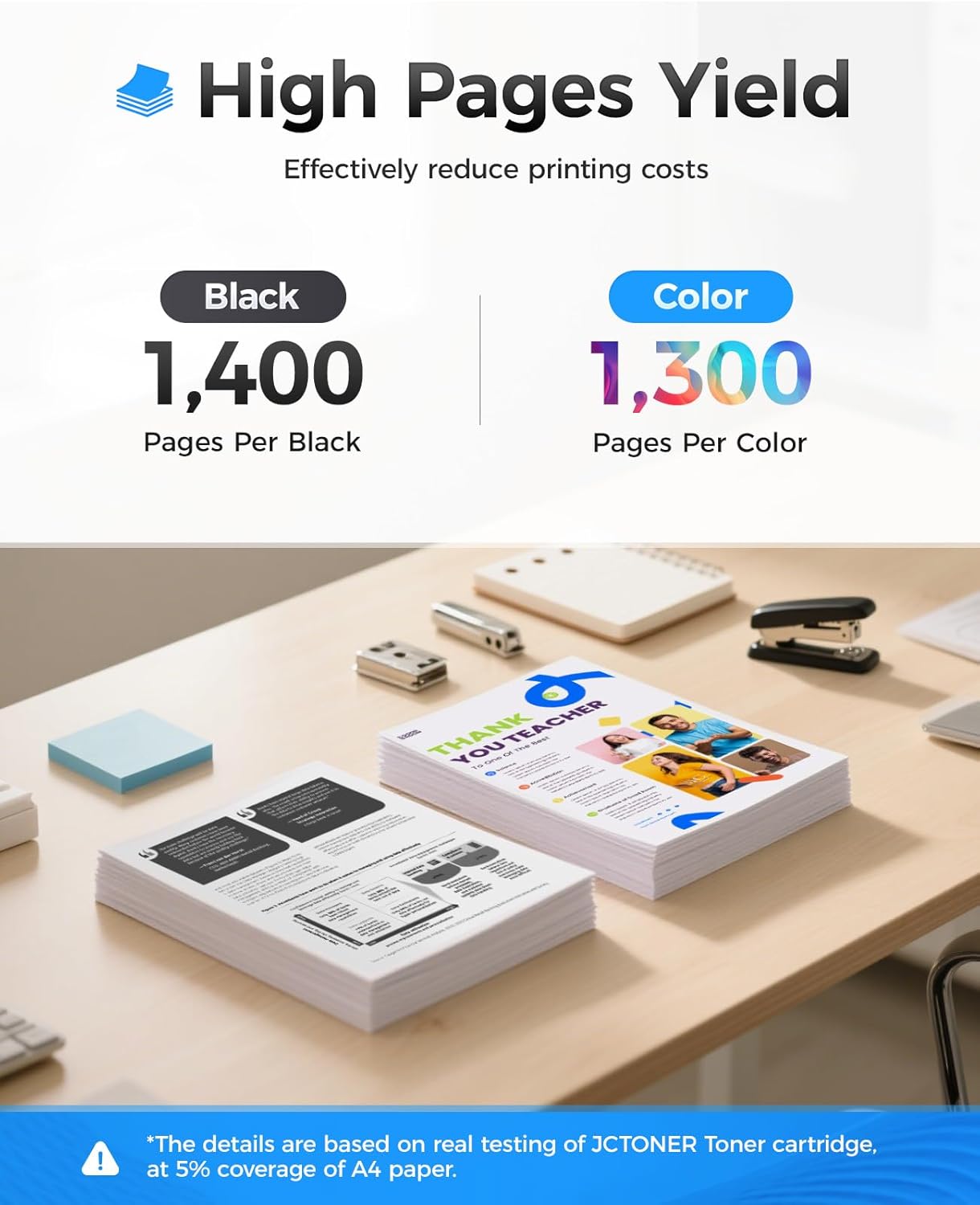 202A Toner Cartridge Set 4-Pack High Yield Replacement for HP 202A CF500A CF501A CF502A CF503A Compatible with HP Color LaserJet Pro MFP M281fdw M281cdw M281fdn M280nw M254dw M254dn M254nw Printer Ink