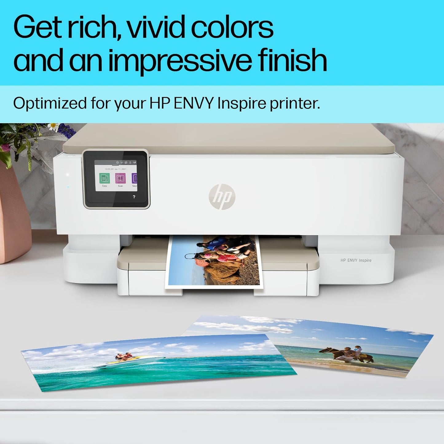 HP Advanced Photo Paper, Glossy, 4x12 in, 10 sheets (49V51A)