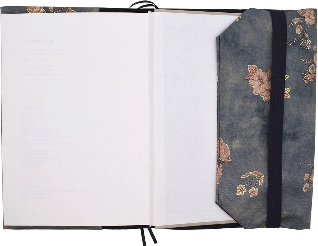 BLBMH Book Covers for Paperbacks Fit for 5.5x8.5 inch Adjustable Book Sleeve Cover for Women Over 15 Soft Cloth Protector for Bible Novels Notebook Journal - Flower 4 Green