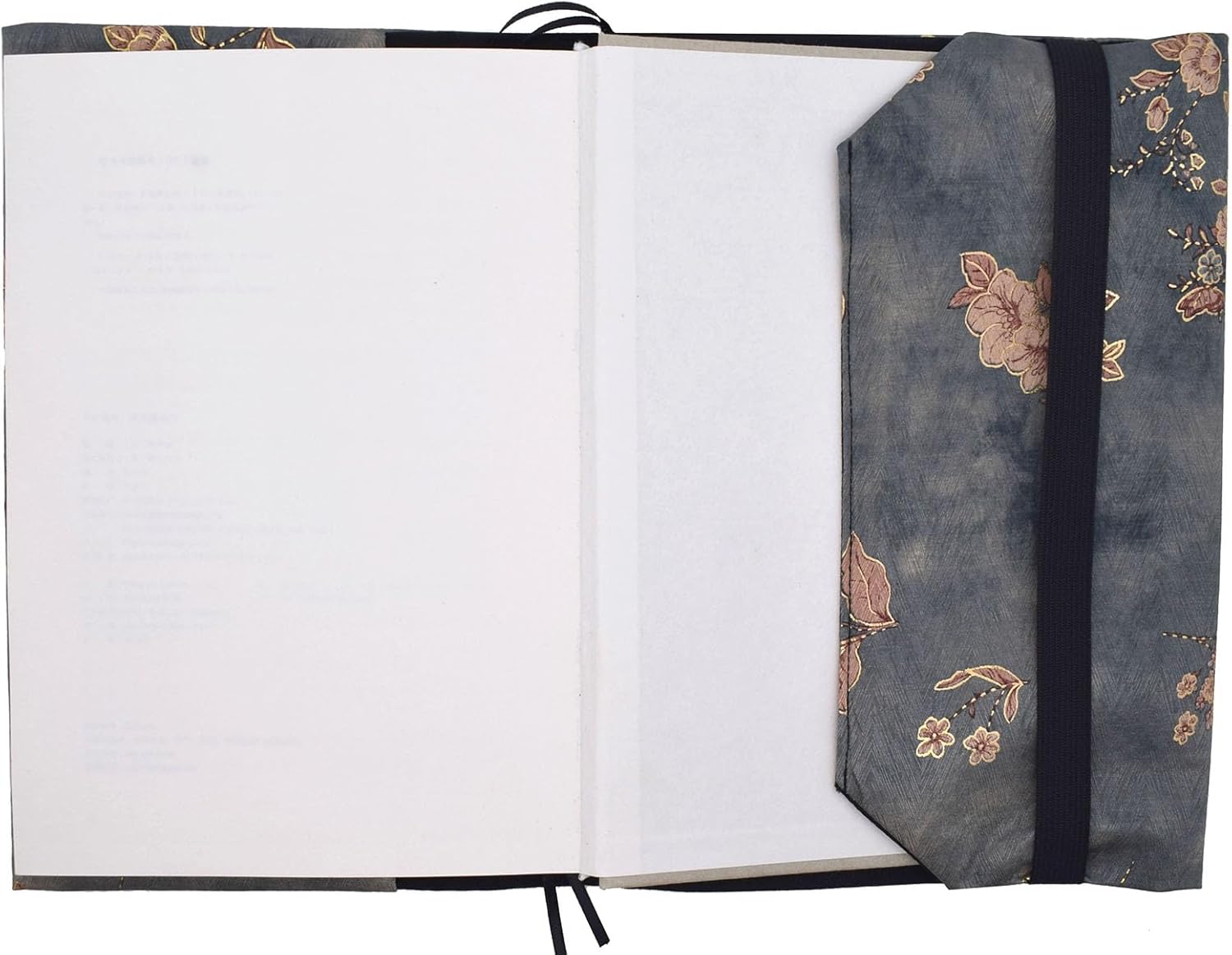 BLBMH Book Covers for Paperbacks Fit for 5.5x8.5 inch Adjustable Book Sleeve Cover for Women Over 15 Soft Cloth Protector for Bible Novels Notebook Journal - Flower 4 Green