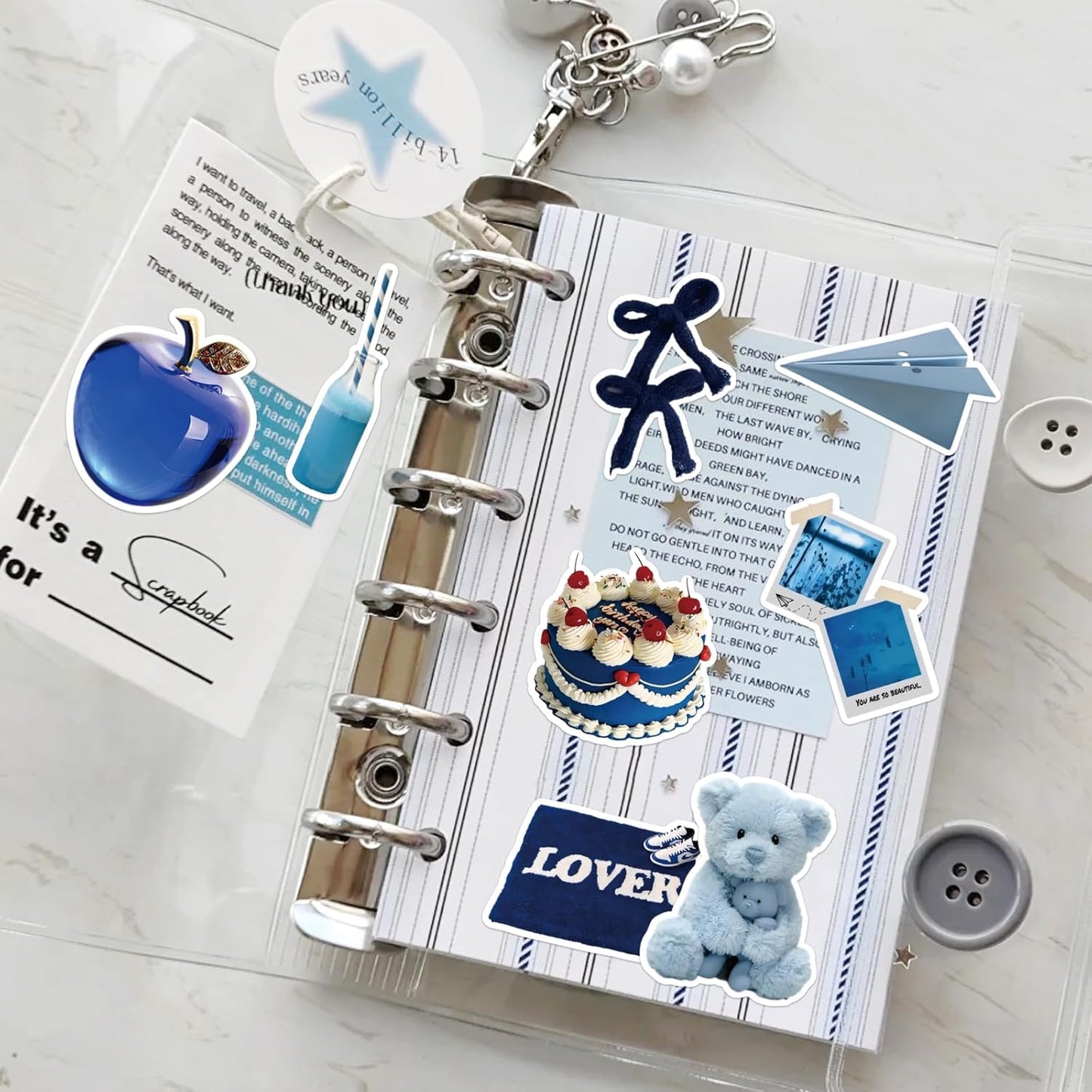 400 PCS Cute Stickers,Aesthetic Motivational and Inspirational Stickers for Adults, Teens, Laptops, Water Bottles, Journals, INS Style Summer Sticker for Journaling, Planners and Scrapbooks