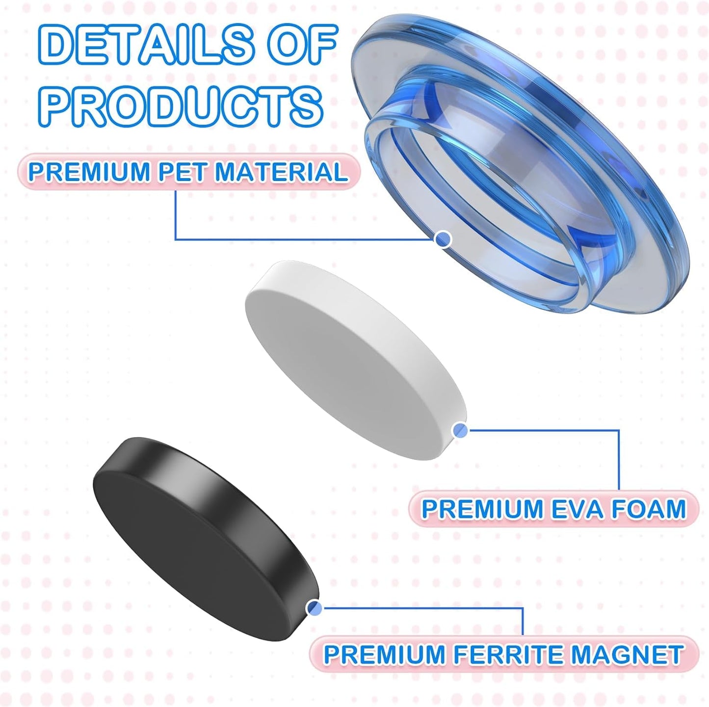 Grtard 100 Pcs Magnets for Whiteboard, Cute Fridge Magnets, Round Whiteboard Magnets Set, Dry Board Board Magnet, Strong Magnet for Fridge, Refrigerator, School, Office (Colorful, 3cm/1.18 inch)