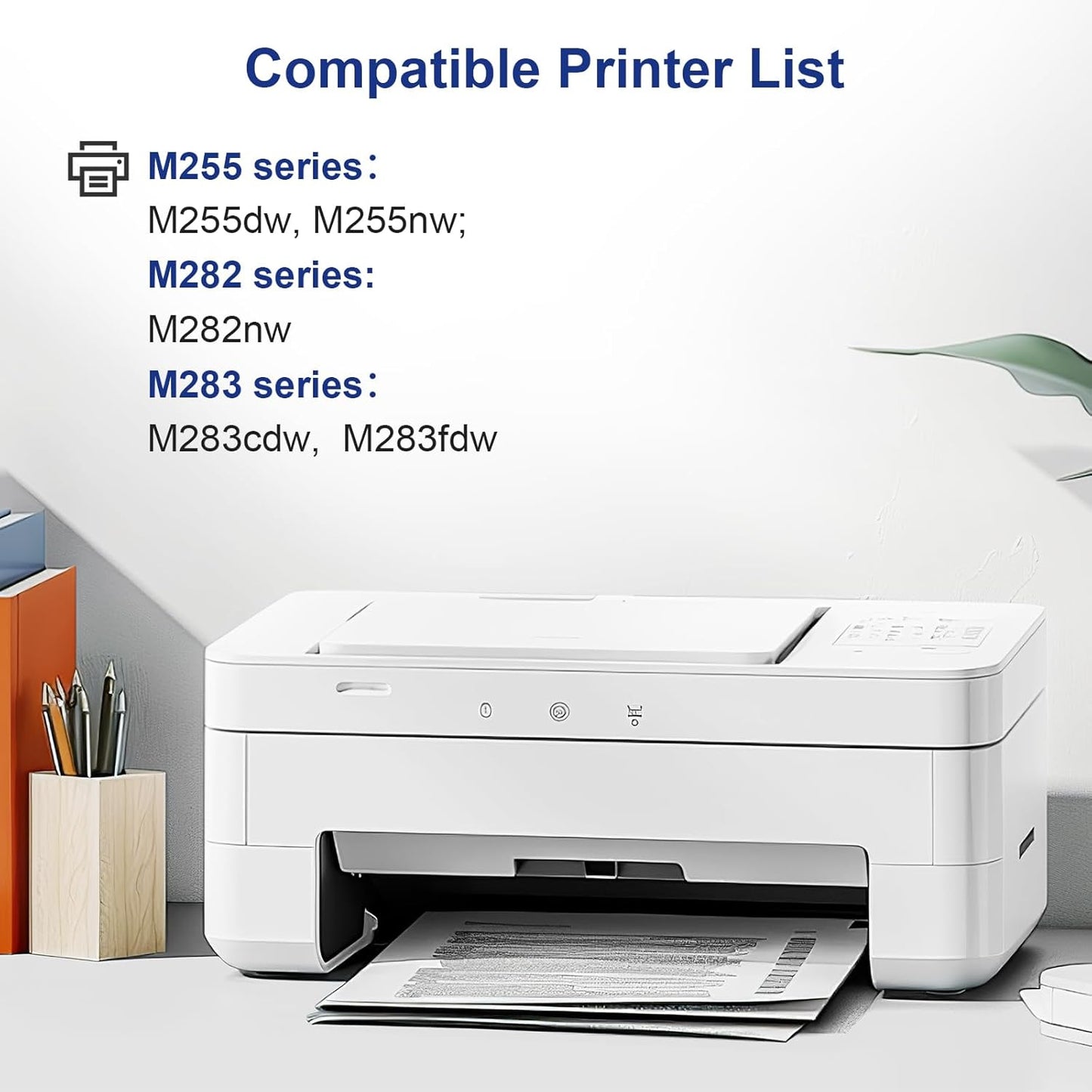 INKCLOUD 206X Toner Cartridges 4 Pack with Chip and Upgrade Device Compatible Replacement for 206X A W2110A W2110X Work with Color Pro MFP M283fdw M283cdw M283 Pro M255 M255dw High Yield Toner