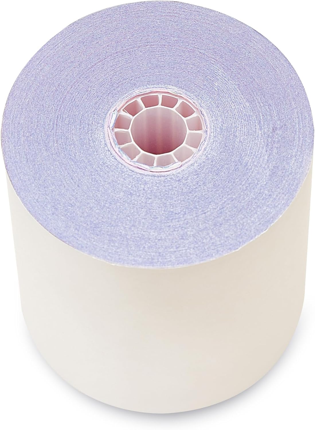 (25 Rolls) 3 ply carbonless Paper Rolls Receipt Rolls, Paper, 3" x 65' x 7/16" three 3 Ply White/Canary/Pink PMC07638 - ShopSmartOnline
