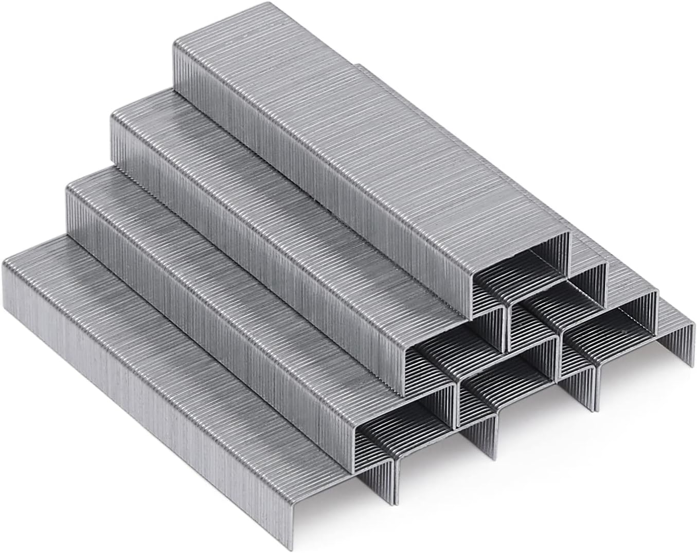 Amazon Basics Desktop Stapler with 1000 Staples, Office Stapler, Lightweight, Easy to Use, 25 Sheet Capacity, Non-Slip, Black, 3 Pack