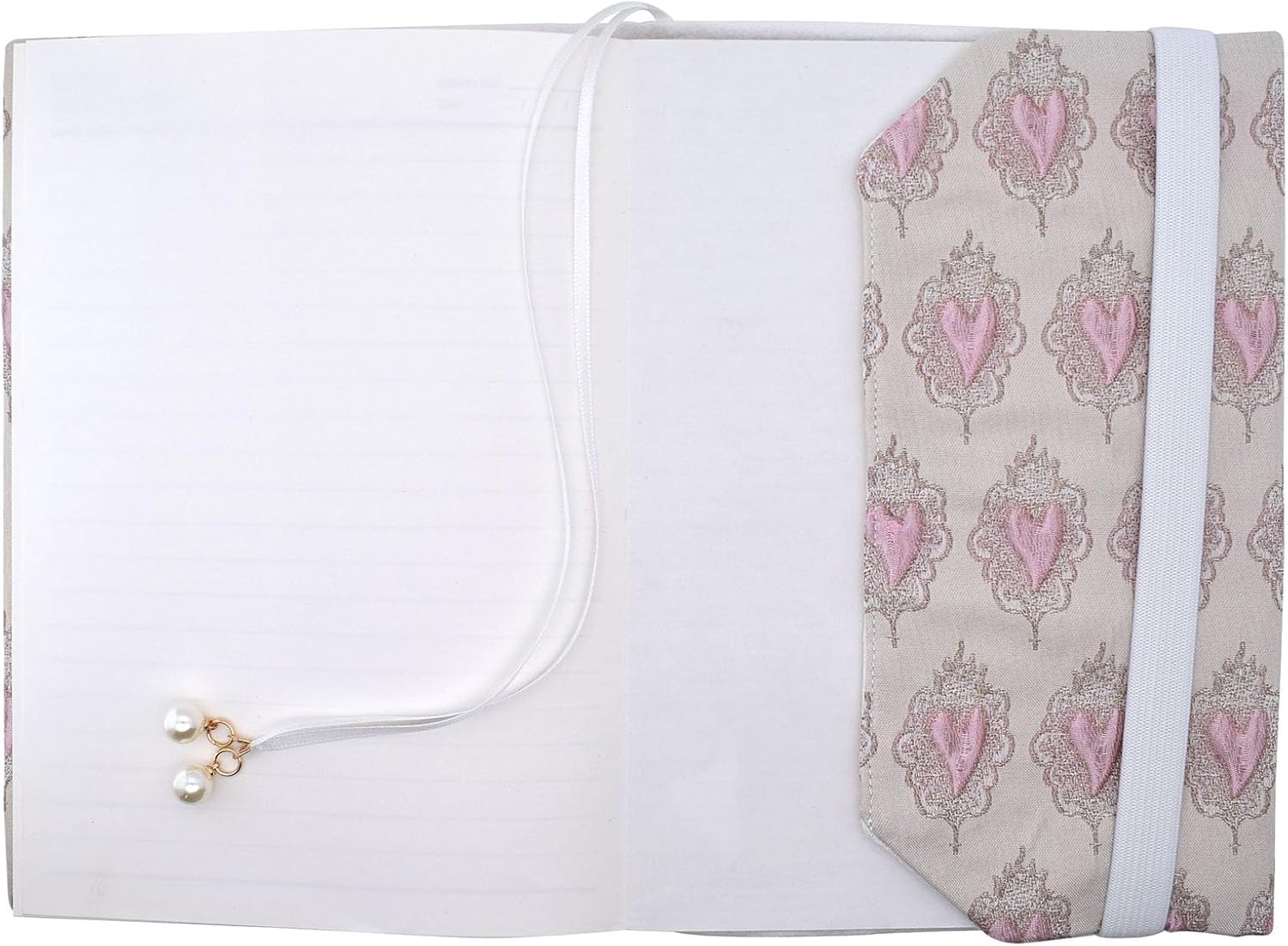 BLBMH Book Covers for Paperbacks Fit for 5.5x8.5 inch Adjustable Book Sleeve Cover for Women Over 15 Soft Cloth Protector for Notebook Journal Bible- Love