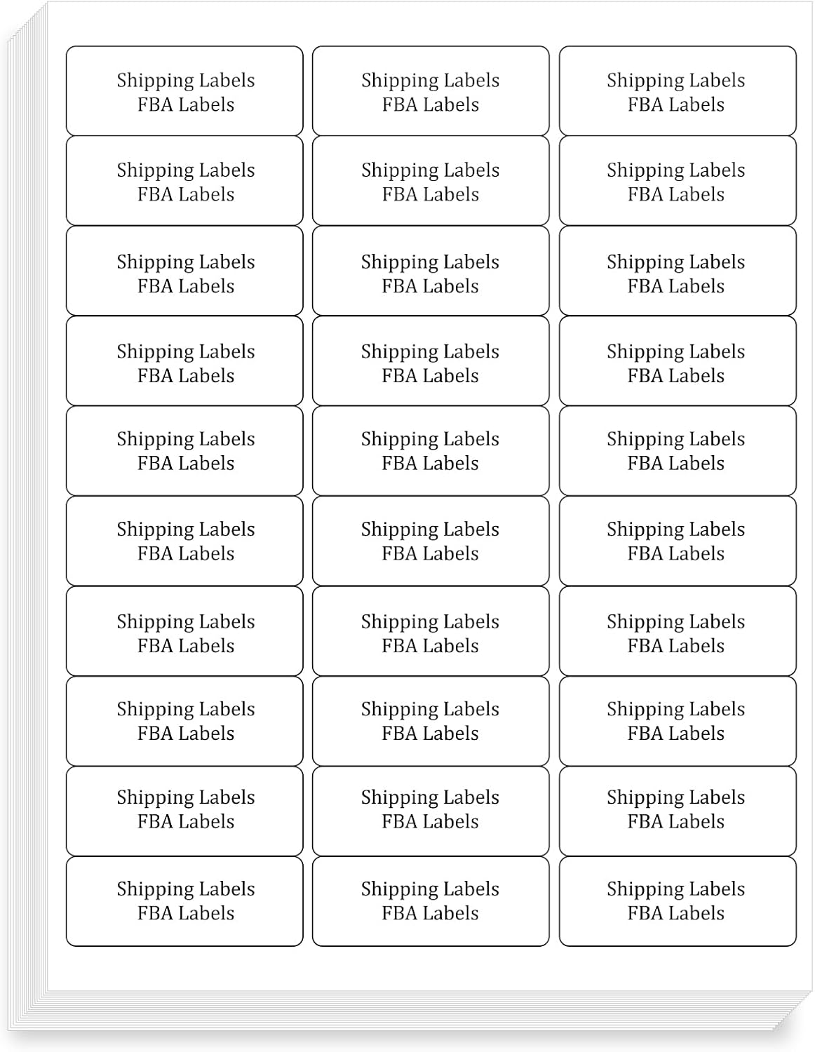 FungLam 1" x 2-5/8" Shipping Address Labels 900 Label Stickers Paper for Laser/Inkjet Printer 30 per Page Printable Mailing Labels (30 Sheets, 900 Labels)