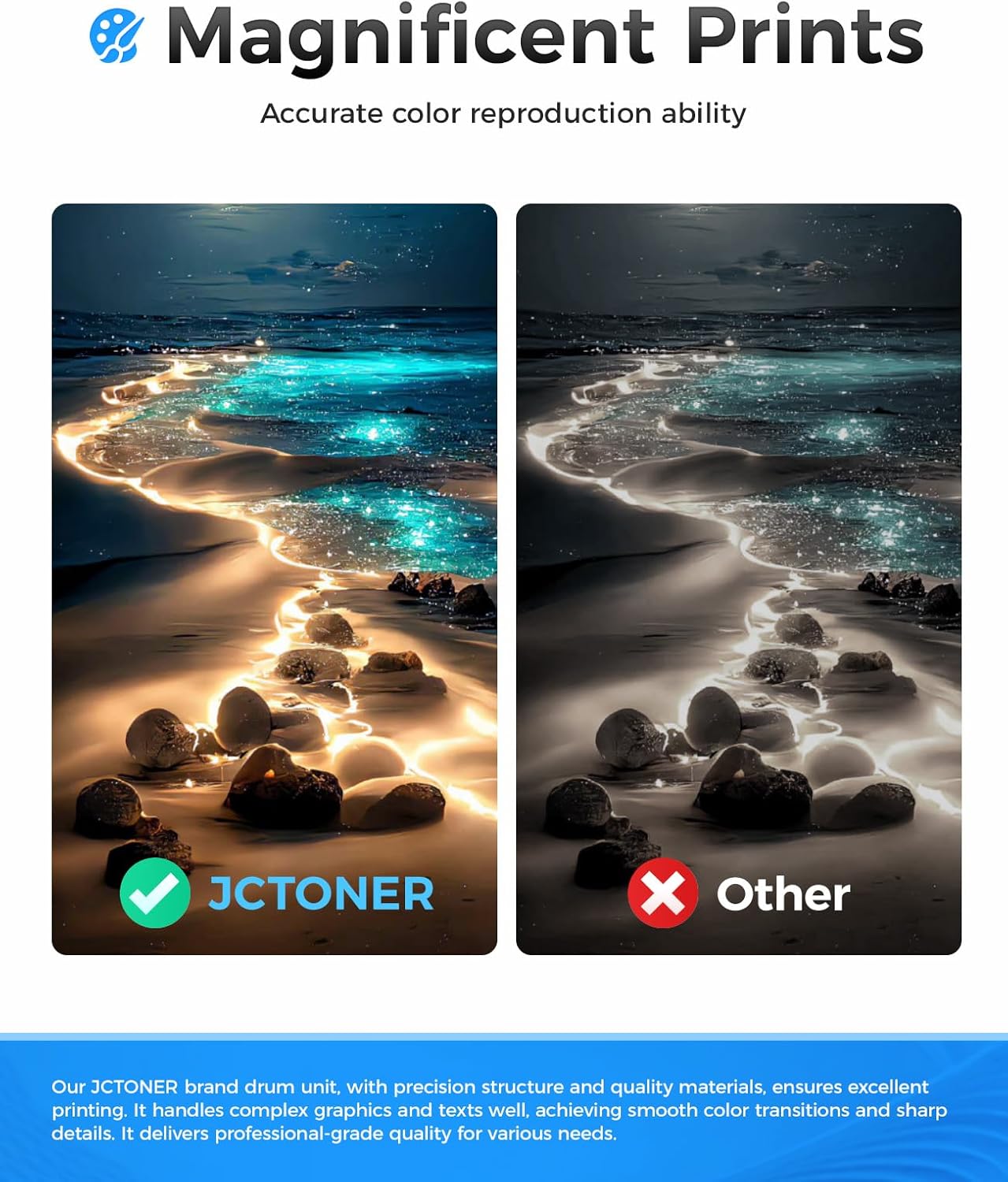 206X Toner Cartridge Set 4-Pack High Yield Replacement for HP 206X W2110X W2111X W2112X W2113X Compatible for HP Color Laserjet Pro MFP M283cdw M283fdn M283fdw M282nw M255dw M255nw Printer Ink 206A