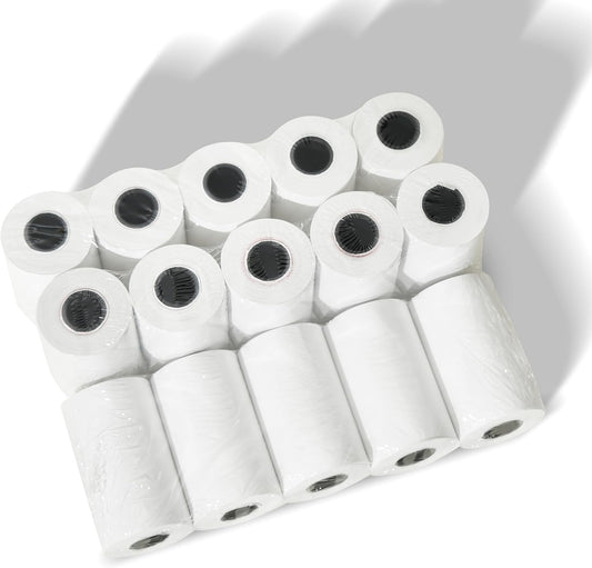 2-1/4" x 50' Thermal, 40 Rolls, Compatible with Verifone Vx520, Ingenico ICT220 ICT250, First Data FD400, Veeder Root TLS350, and More
