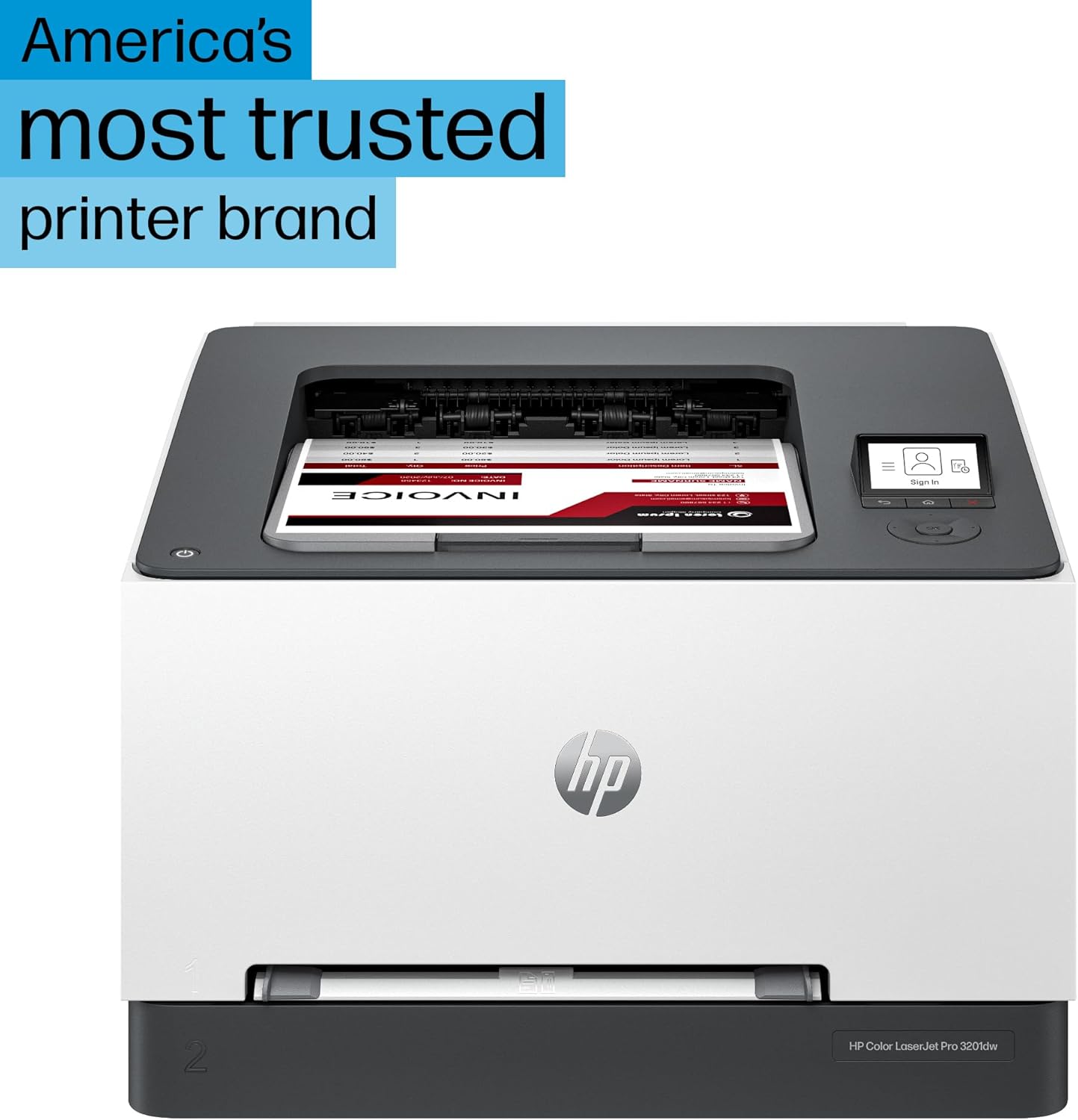 HP Color Laserjet Pro 3201dw Wireless Color Laser Printer, Office Printer, Duplex, Best-for-Office (499Q9F)