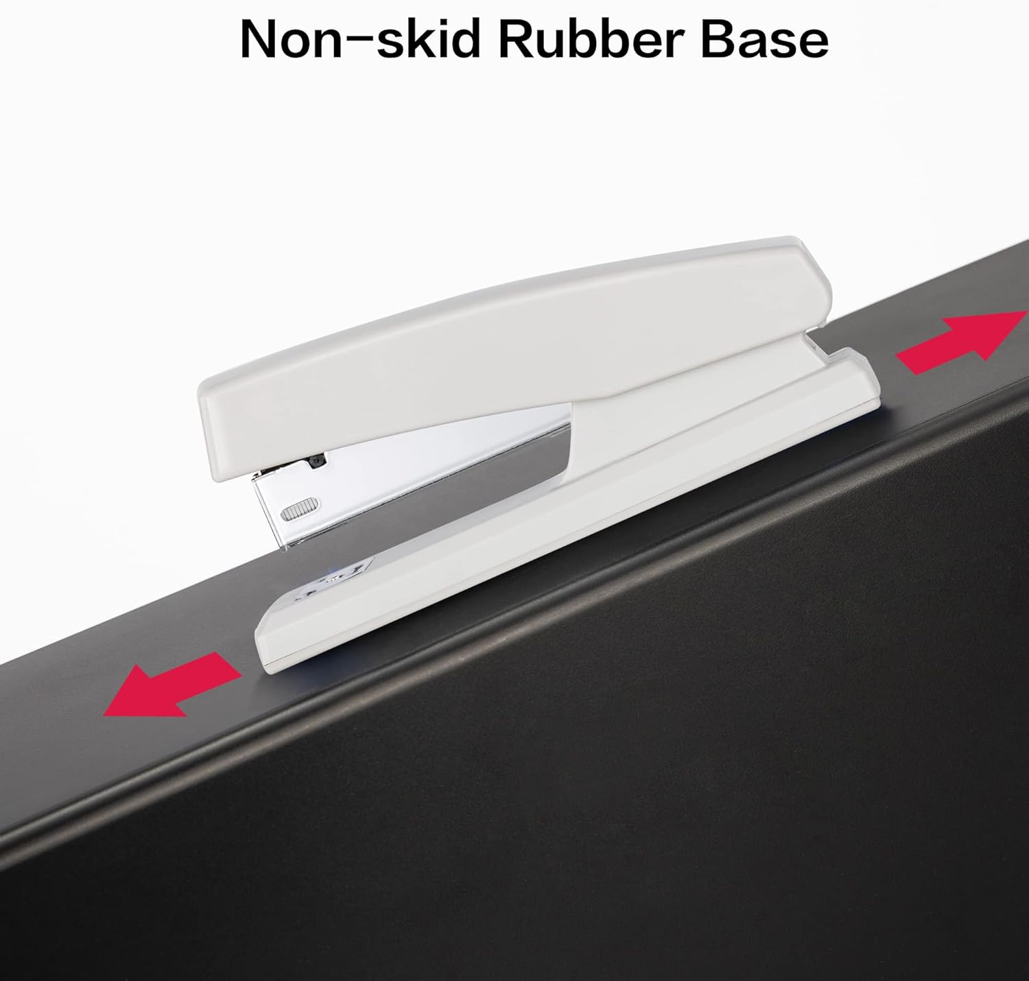 Deli Stapler, Desktop Staplers with 640 Staples, Office Stapler, 25 Sheet Capacity, White