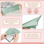 PerKoop 12 Pcs Jumbo Book Covers Stretchable Fabric School Book Protector Reusable Washable Cover Protector for Most Hardcover Textbooks(Stylish Colors,6 x 9 Inch)