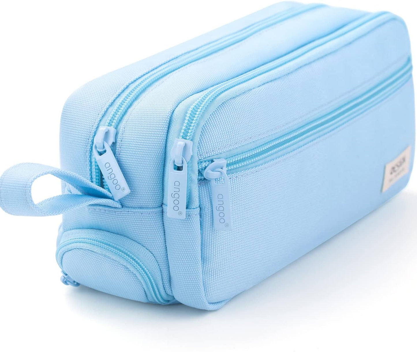 HVOMO Large Pencil Case High Capacity Holder Box Storage bag Desk Organizer Marker Pouch Pen For Middle School Office College Adult Girl and Boy(Blue)