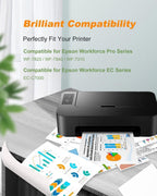 812XL Ink Cartridge Epson Remanufactured Replacement for Epson 812 812XL Ink Cartridges Combo Pack for Epson 812 XL T812XL Work for Workforce Pro WF-7840 WF-7820 WF-7310 EC-C7000 Printer（4 Pack）