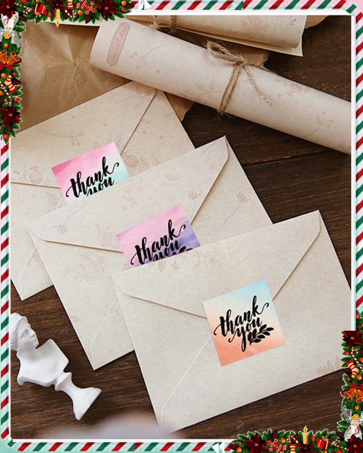 2''×2'' Square Thermal Sticker Labels, Self-Adhesive 2 Inch Direct Thermal Labels, Multi-Purpose Sticker for DIY Logo Design,Name Tag,QR Code, 500 Labels/1 Roll, Nebula