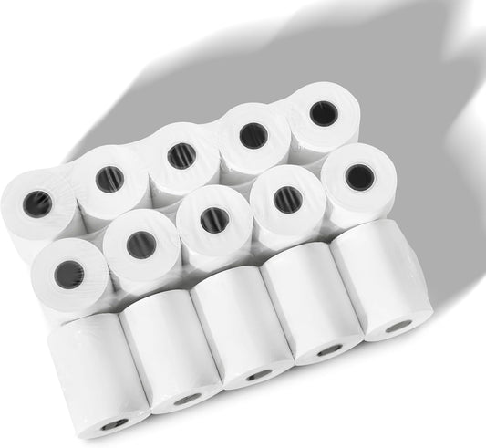2-1/4" x 85' Thermal, 20 Rolls, Compatible with Square Terminals, Verifone VX510 VX570 FD50, First Data FD50 FD55 FD100ti