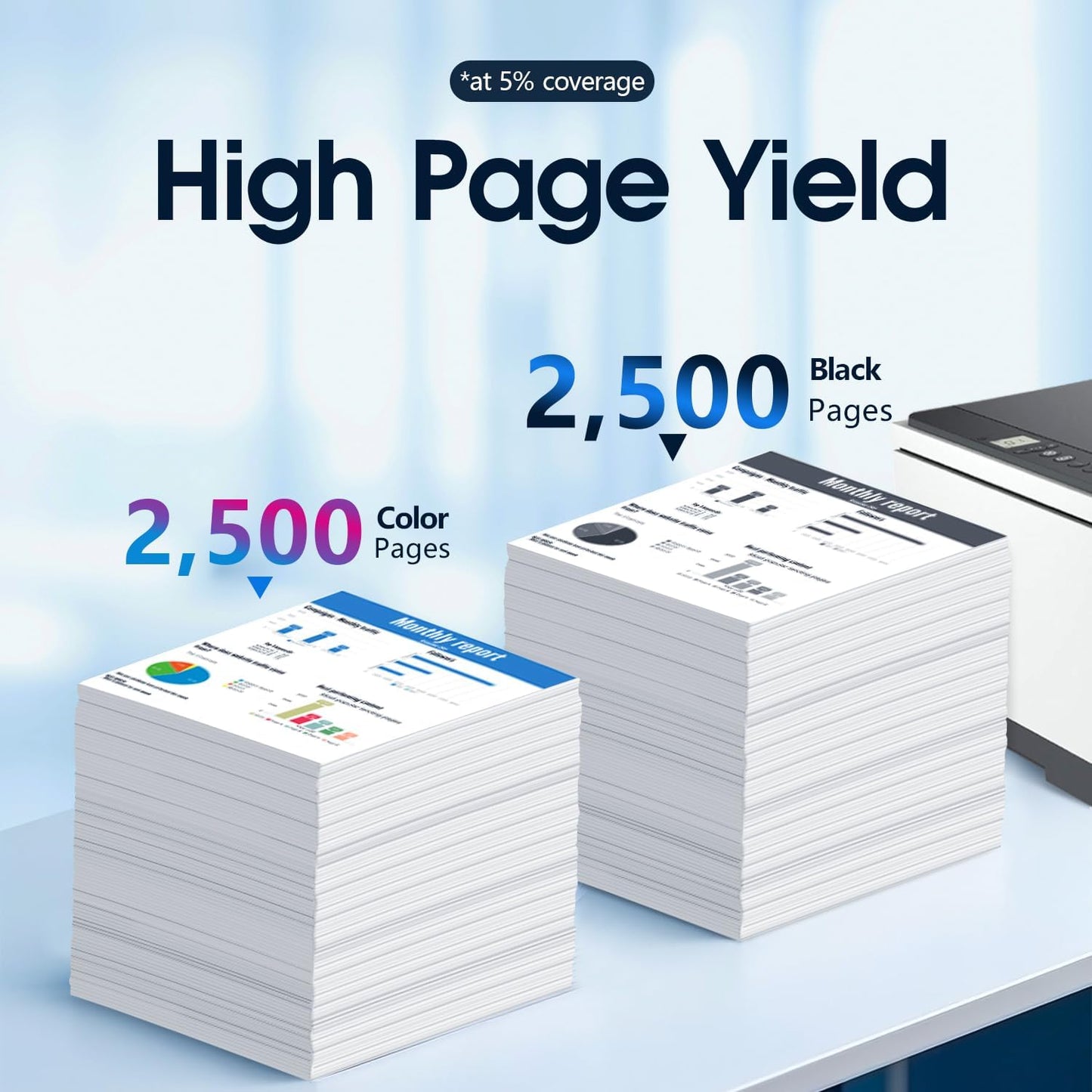 410A Toner Cartridge Replacement Compatible for 410A 410X 410 CF410A CF411A CF412A CF413A Work with Pro MFP M477fnw M477fdw M477fdn M452dn M452nw M477 Printer (4-Pack)