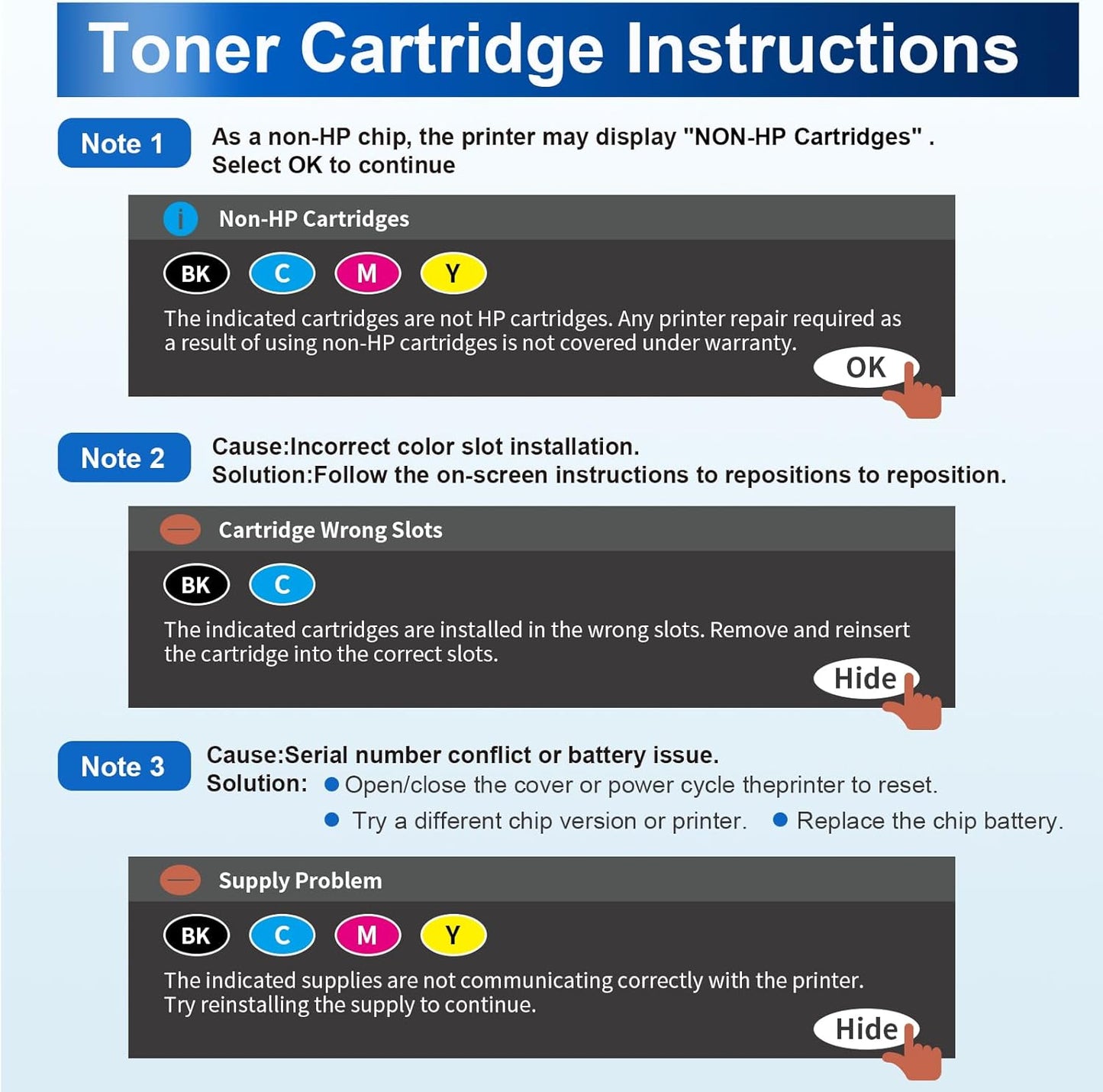 218X Toner Cartridges 4 Pack (with Chip) 3301fdw Replacement for HP 218X 218A Work for HP Color Laserjet Pro MFP 3301fdw 3201dw 3301sdw 3301cdw Printer High Yield Ink W2180X W2180A (4 Pack, B/C/Y/M)