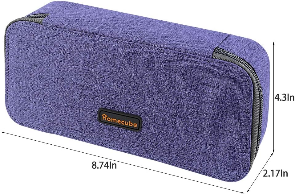 Homecube Big Capacity Pencil Case Oxford Cloth Bag Storage Pouch Marker Pen Pencil Cute Stationery Organizer Bag Holder with Zipper for Middle High School & Office Boy Girl Teen