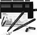 Micro Fine liner Drawing Art Pens Calligraphy Pens: 22 Size Art supplies Waterproof Archival Black Ink Markers For Artists,Use for Professional Watercolor,Sketching,Anime,Manga,Zentangle