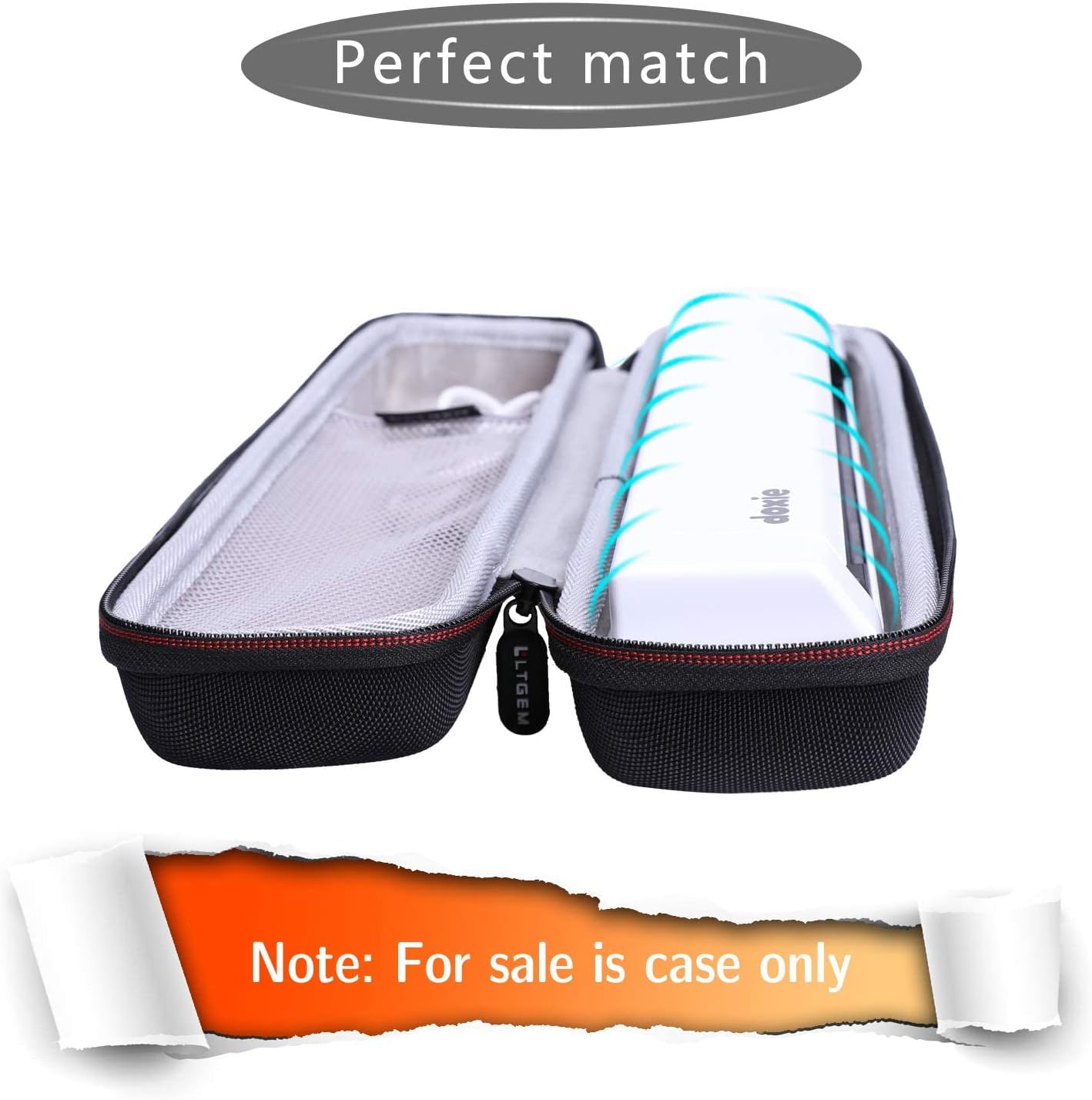 LTGEM Hard Case for Brother DS-640 / DS-740D / DS-940DW / DS-720D Compact Mobile Document Scanner & Itari Portable Printer - Protective Carrying Storage Bag