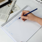 RAYSON 19mm Wire Spiral Coil Binding, 3:1 Pitch, 3/4" Metal Spiral Binding Coil 160 Sheets Capacity, Black Color & Pack of 50