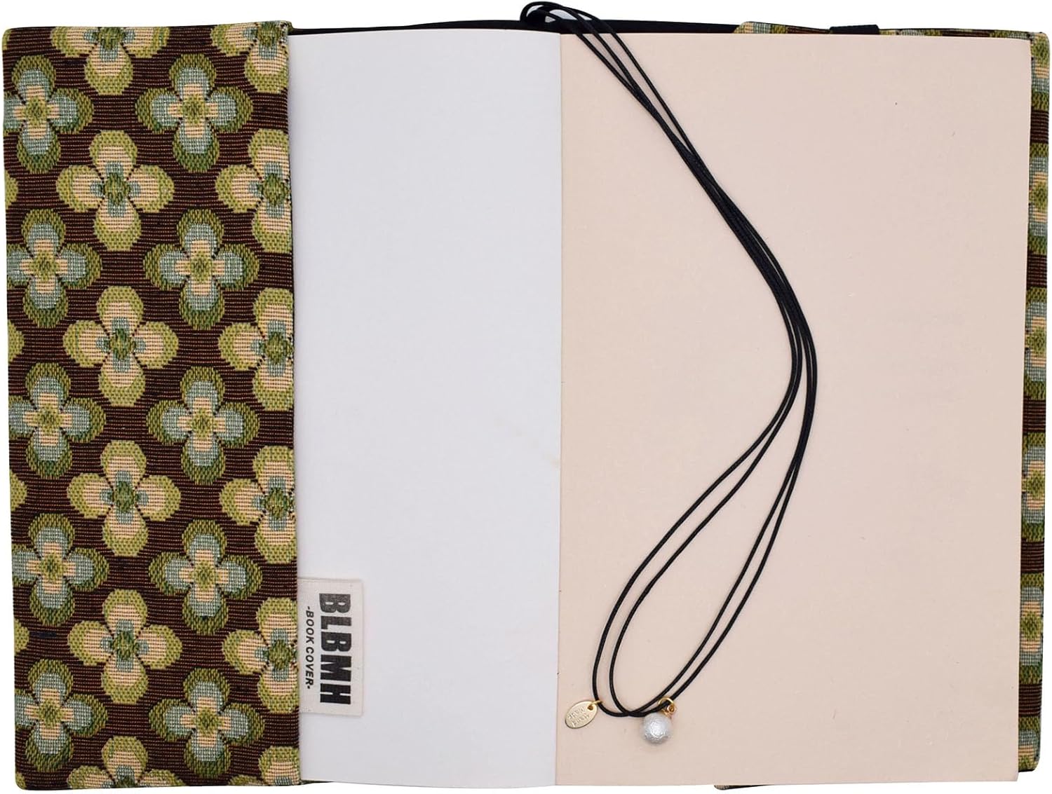 BLBMH Book Covers for Paperbacks Fit for 5.5x8.5 inch Adjustable Book Sleeve Cover for Women Over 15 Soft Cloth Protector for Bible Novels Notebook Journal - Vintage Flowers