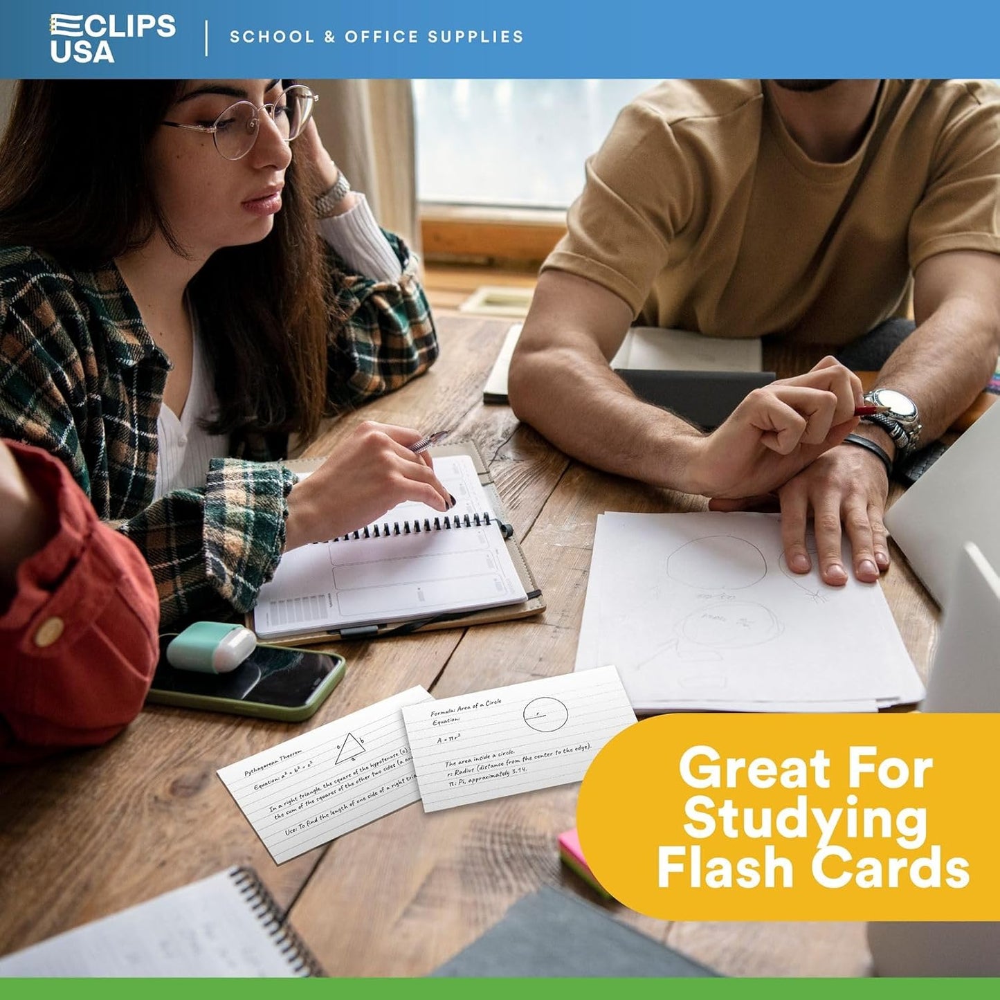 3 x 5 Index Cards Bulk (6000 Cards), Note Cards 4x6, Notecards, Flash Cards For Studying, 100 Per Pack, (60 Pack, 3X5)