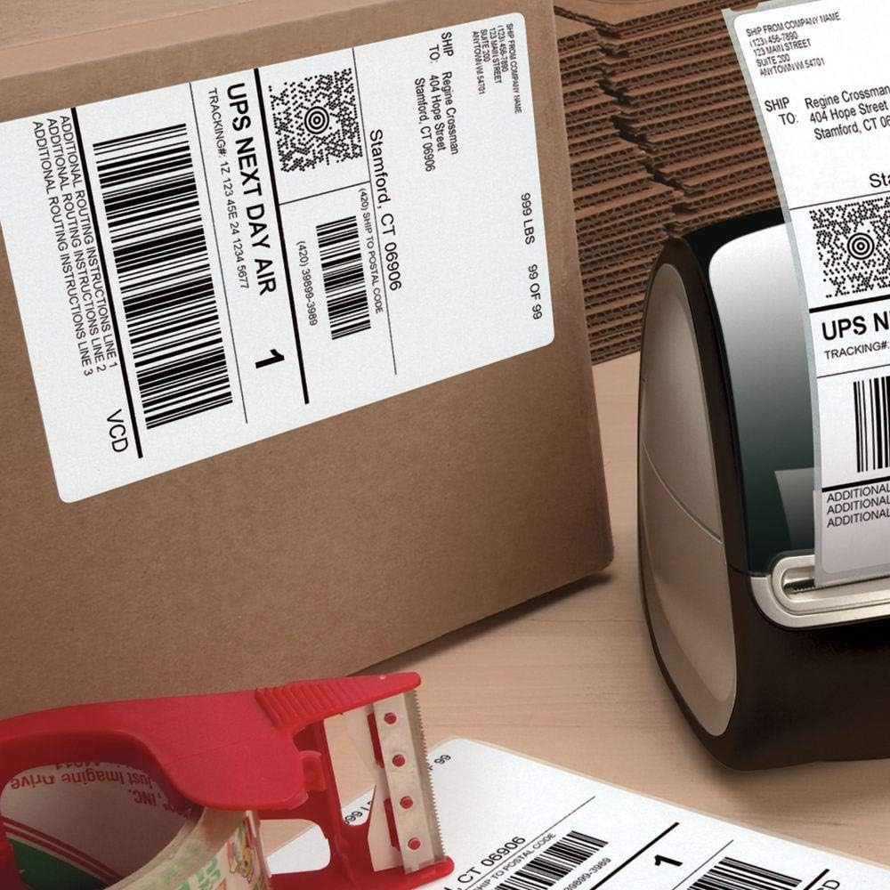 20 Rolls 1744907 Compatible 4XL Internet Postage Shipping Labels, 4" x 6" 4XL Labels, 220 Labels per Roll