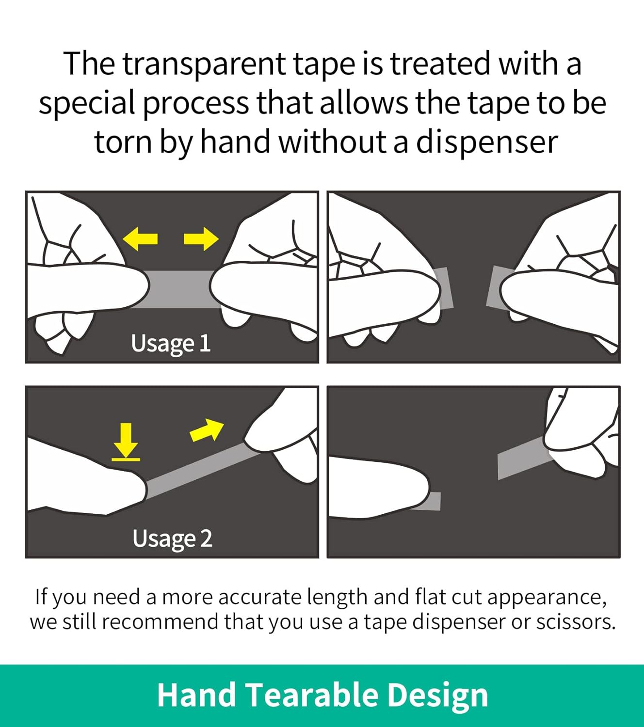 12 Rolls Transparent Tape Refills, Clear Tape Dispenser Refill Rolls, Glossy Gift Wrap Tapes for Office, School, Home, 3/4 x 1000 Inches