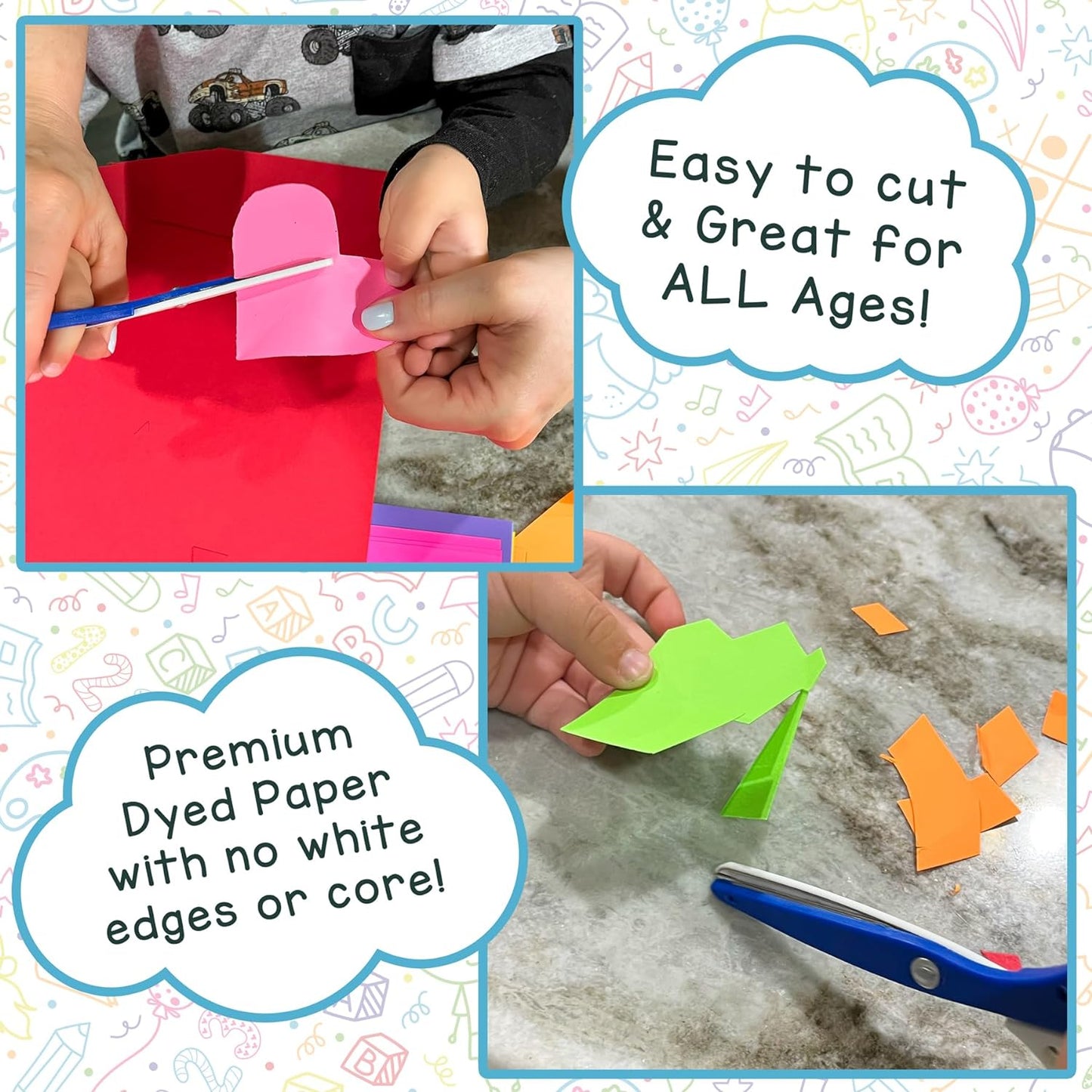 Hygloss Purple Bright Colored Cardstock - 11x17-Inch, 50 Sheets, 65 lb/ 176 gsm, Fade-Resistant, Acid-Free Color Card Stock Paper