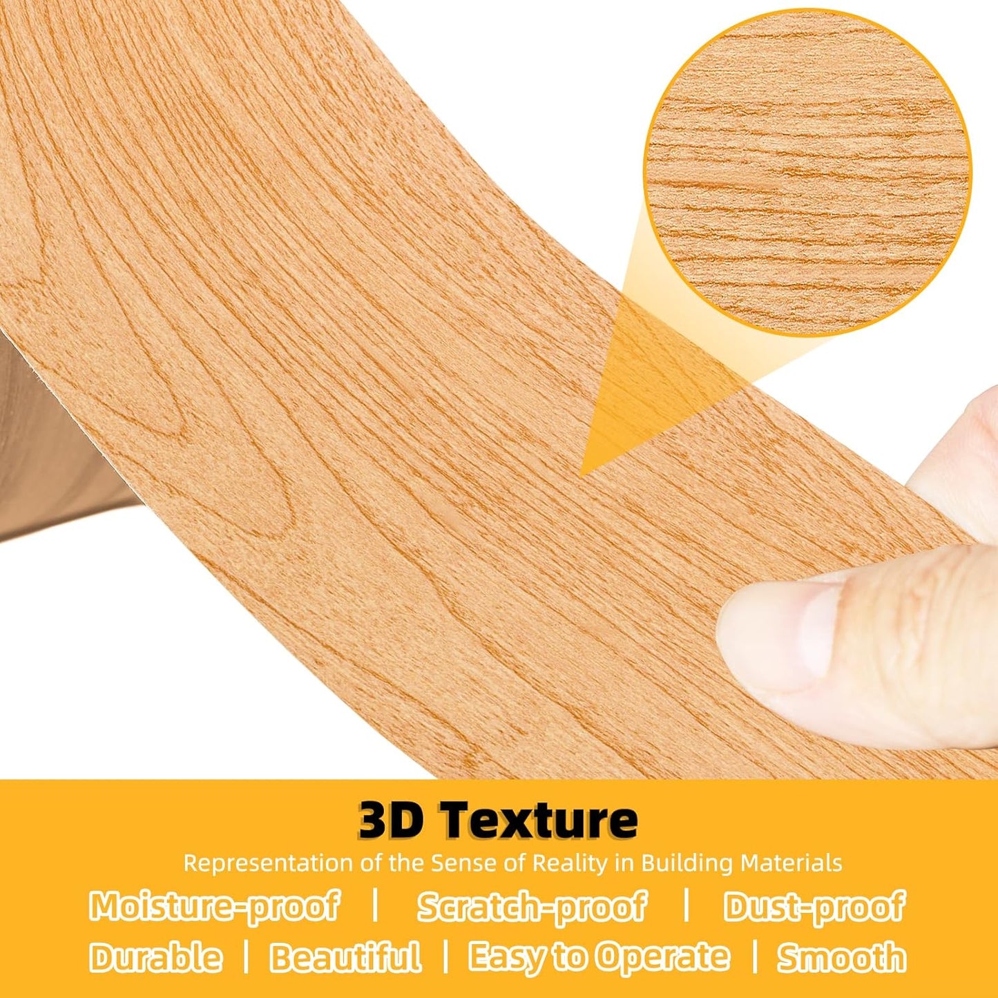 GSCIT Club Wood Grain Repair Tape, 2.3 inch X 250ft Self Adhesive Maple Grain Repair Patch for Tables, Chairs, Baseboards, Doors, Windows, Floors, Handicraft DIY.