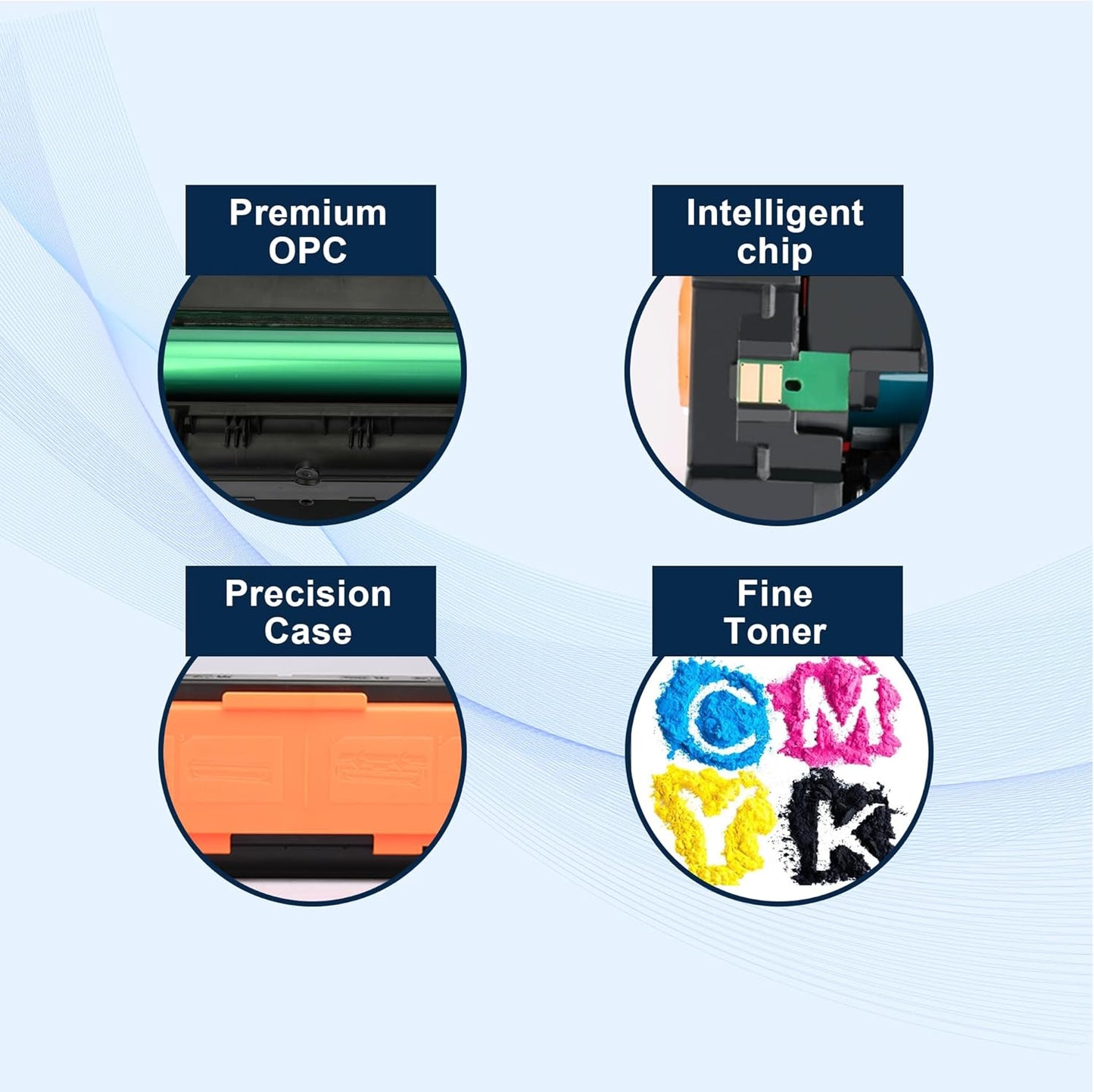 212A Magenta Toner Cartridge Replacement for HP 212A W2123A for HP Color Laserjet Enterprise M554, M555 Series, Color Laserjet Enterprise MFP M578 Series