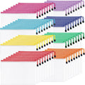64Pack Mesh Zipper Pouch Bags, Waterproof A4 Letter Size Document Zipper Pouches for Storage, Teacher School, Toys, Puzzle, Office, 8 Colors