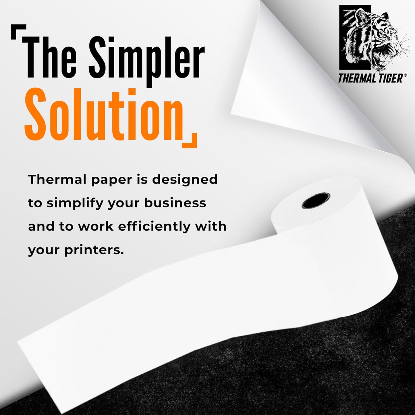 3 1/8 X 273 Thermal Paper Rolls (50 Rolls/Box) – BPA-Free Rolls for POS Systems, Cash Registers & Credit Card Machines