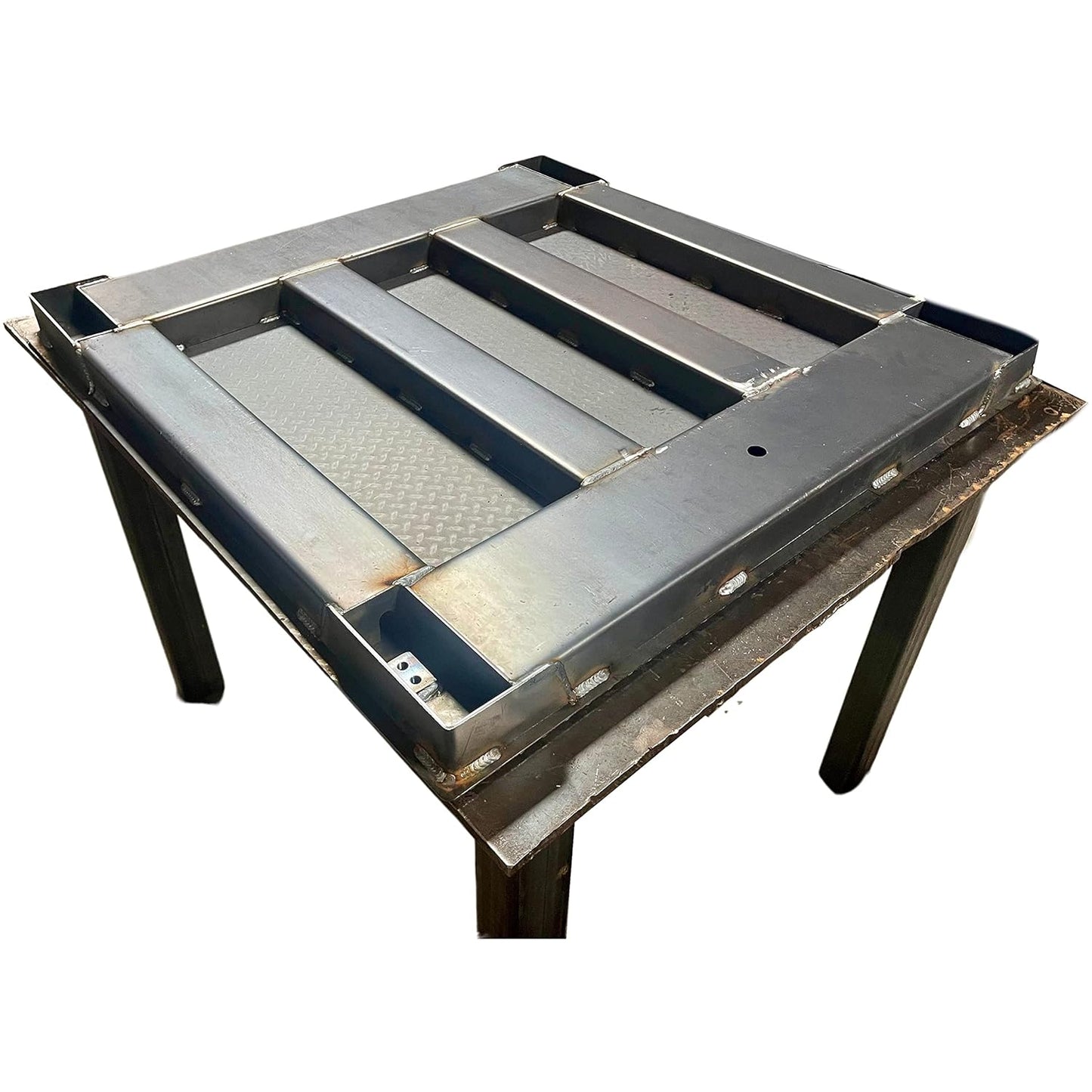 Industrial Floor Scale with Indicator, Accurate Digital 48" x 48" (4’x4’) Pallet Scales for Warehouse or Shipping Weighing NTEP Certified (Legal for Trade) (5000 lbs x 1 lb)