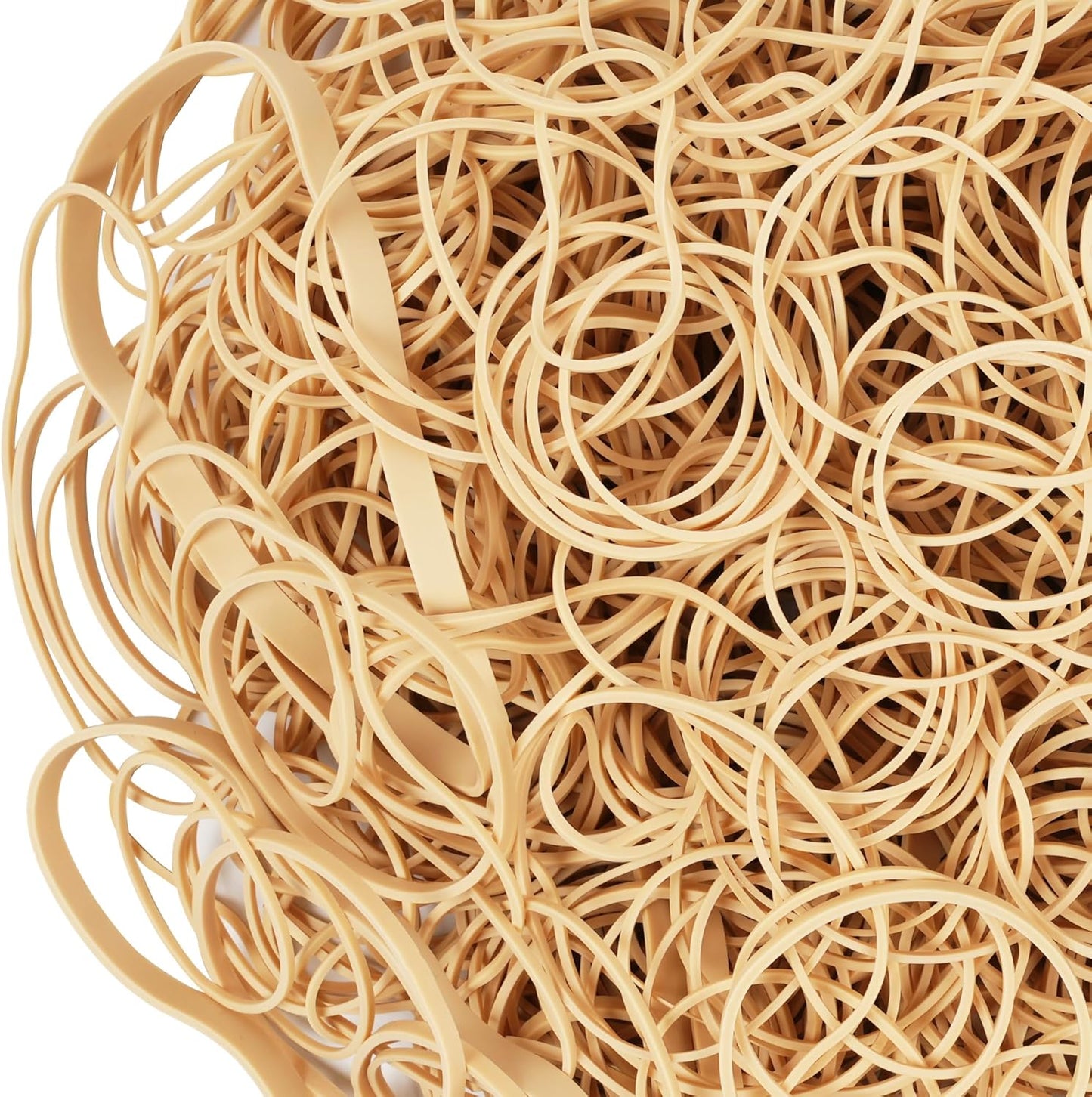 HAIDIBAO-Rubber Bands Assorted Sizes Beige Elastic Bands for Office Supplies 0.5lbs Size16,Size#18,Size #33,Size(4-4/5" x 1/6"),Size#69 Rubber Band
