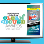 Windex Electronic Cleaning Wipes, Pre-Moistened Screen Wipes for TVs, Phones, and Other Electronics, Resealable for a Freshness Lock, 25 Count (Pack of 3)