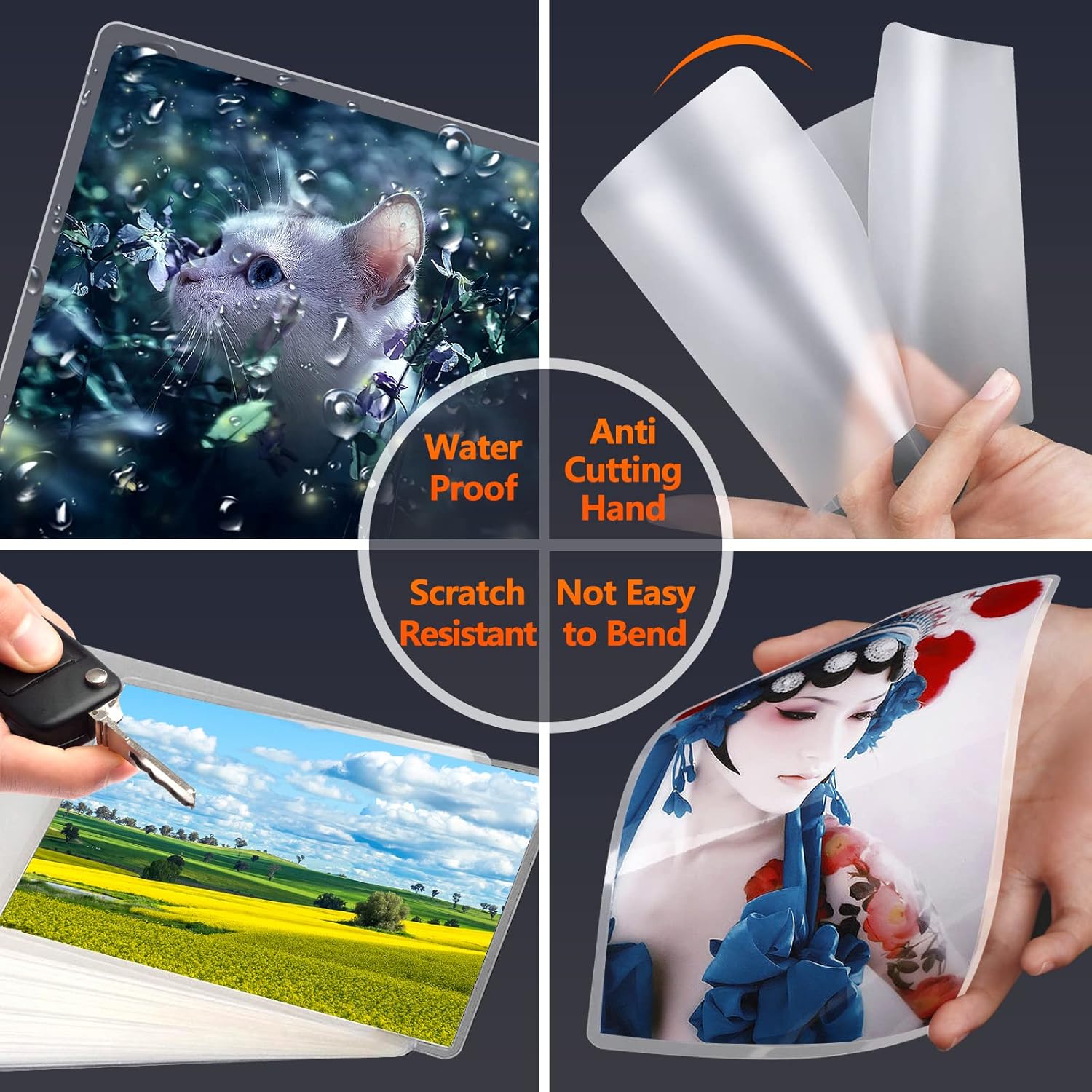 Thermal Laminating Pouches, 9 x 11.5 Inches Laminating Sheets, 3 mil Thick Laminate Sheets, 3000 Pack,Clear