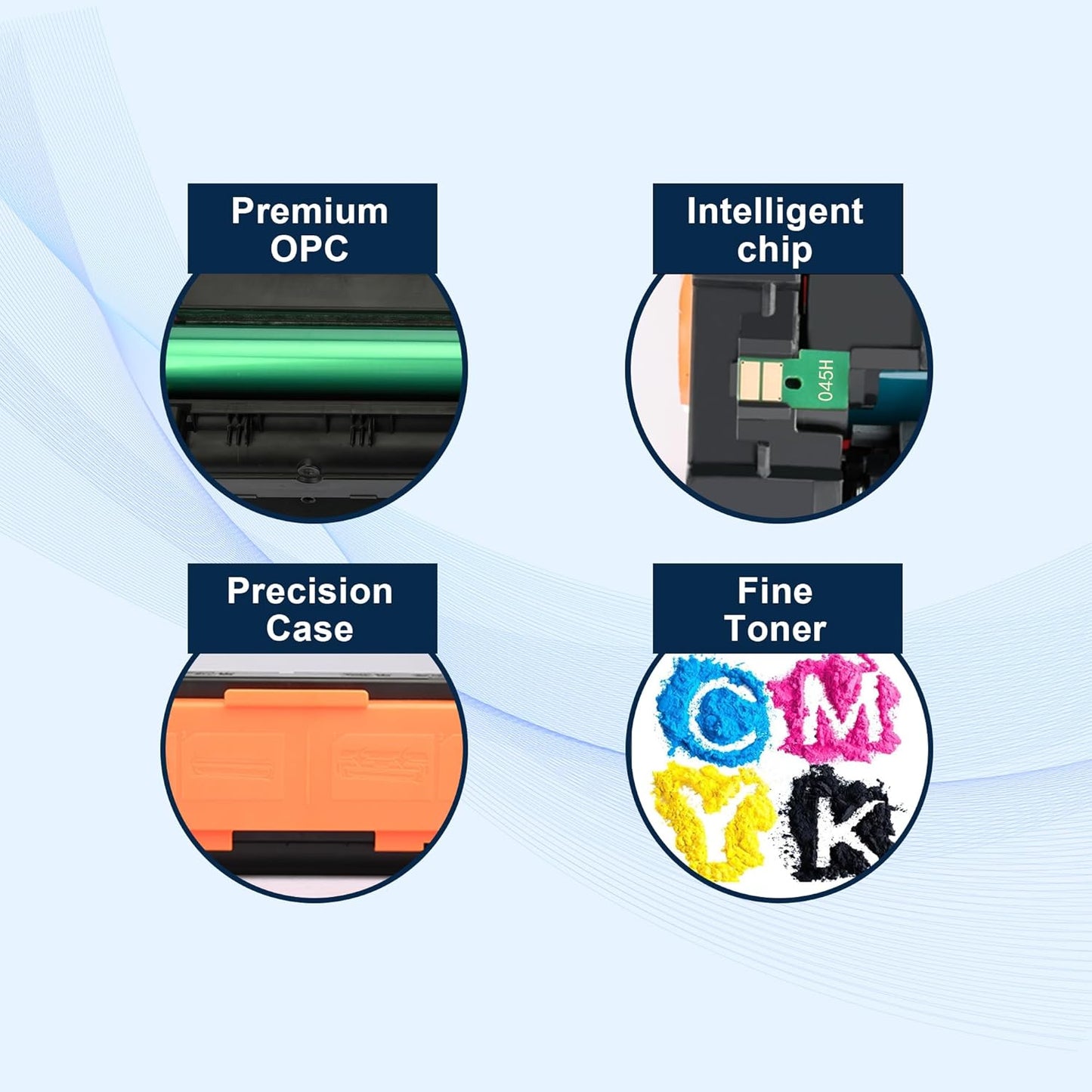 131A 131X Toner Cartridge 4 Pack Works with HP Laserjet Pro 200 Color M251nw,MFP M276nw (Black,Cyan,Yellow,Magenta)