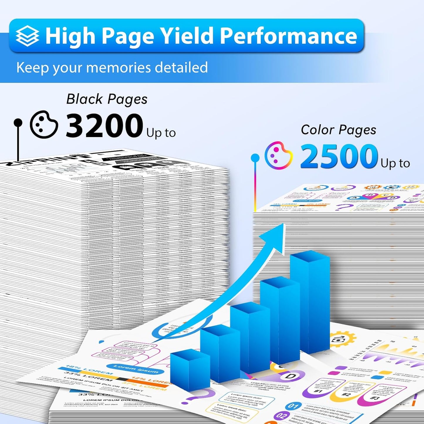 218X Toner Cartridges 4 Pack with Chip - 3301fdw Compatible Replacement for HP 218A 218X Color Laserjet Pro MFP 3301fdw 3301sdw 3201dw 3301cdw Printer High Yield W2180A (Black Yellow Magenta Cyan)