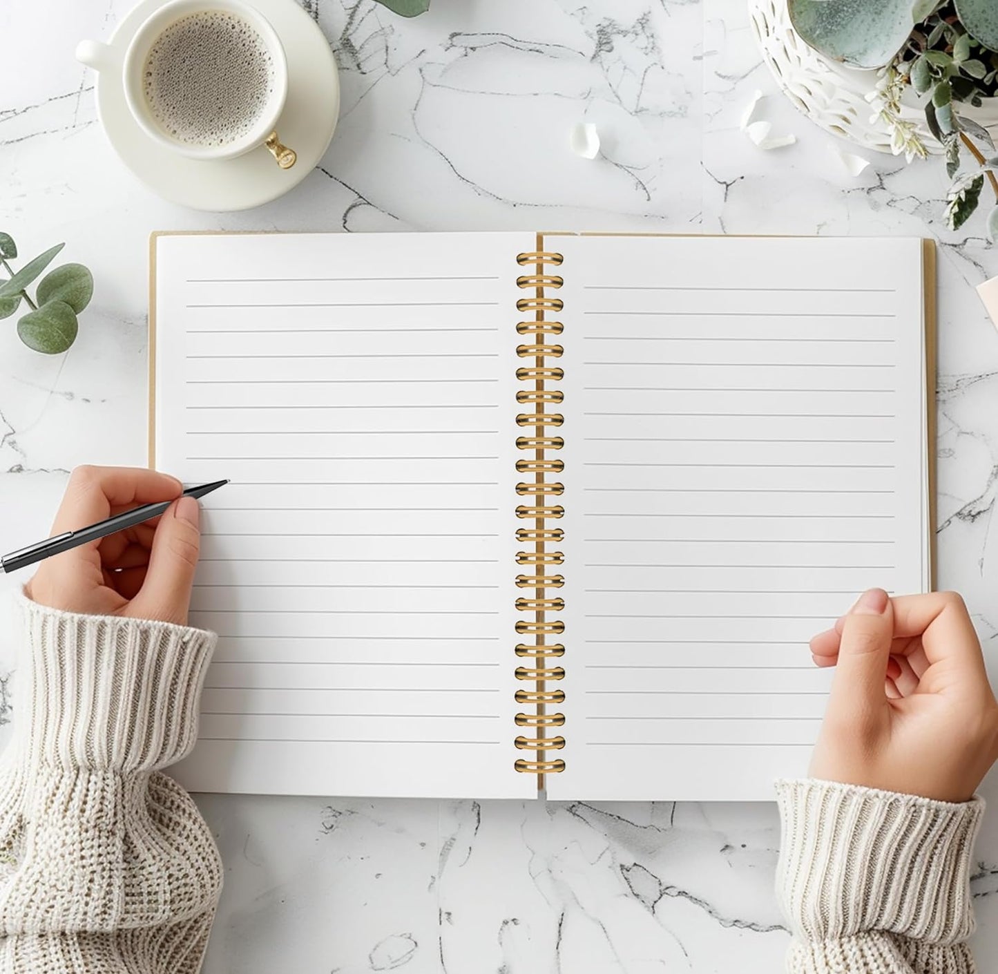 Highland Cow Notebook Journal - Sunflower Notebook, 5.5×8.3 Summer Sunflower Spiral Journal Notebook, Highland Cow Gifts, Cow Gifts for Women, 164 Pages