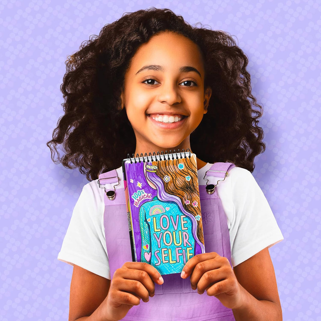 Fashion Angels Unicorn Sketch Portfolio Set Bundle, Bulk Pack of 4 Unicorn Design Sketch Books, Ideal Gift & Party Favor for Girls, Kids, Tweens