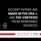 Accent Opaque White Printer Paper, 13” x 19” 32lb Bond/80lb Text Copy Paper – Premium Super Smooth Computer Paper, 97 Bright, 118gsm – Ideal for Ink Heavy Printing – 189035R – 300 Sheets (1 Ream)